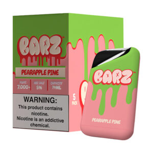 barz 7000 disposable 5pk pearapple pine