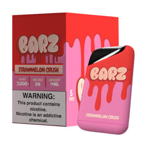 barz 7000 disposable 5pk strawmelon crush