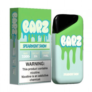 barz 7000 vape spearmint snow