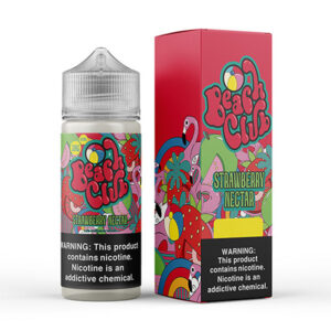 beach club eliquid 100ml strawberry nectar