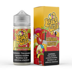 beach club eliquid 100ml strawnana smoothie
