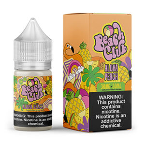 beach club eliquid 30ml aloha peach