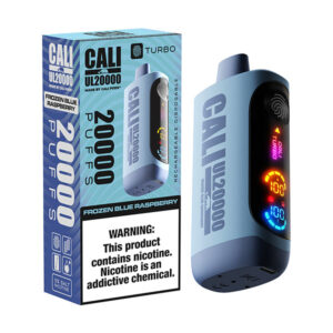 cali ul20000 disposable frozen blue raspberry