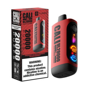 cali ul20000 disposable frozen strawberry raspberry