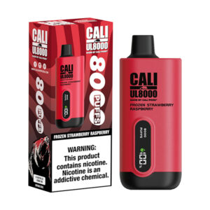 cali ul8000 disposable frozen strawberry raspberry