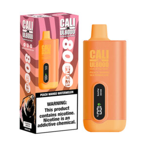 cali ul8000 disposable peach mango watermelon