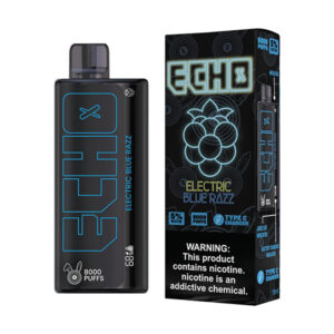 echo 8000 puff disposable electric blue razz