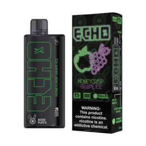 echo 8000 puff disposable honeycrisp grape ice