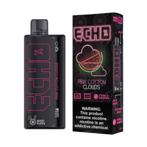 echo 8000 puff disposable pink cotton clouds