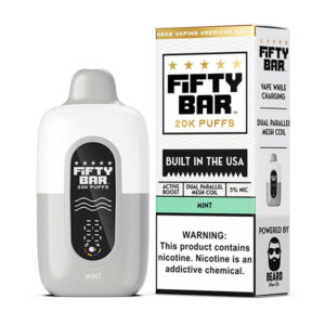 fifty bar 20k puff disposable mint
