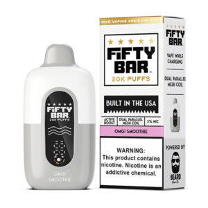 fifty bar 20k puff disposable omg smoothie