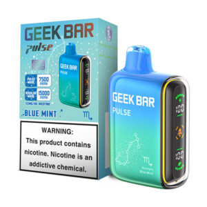 geek bar pulse 15k puff disposable blue mint