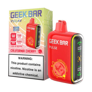 geek bar pulse 15k puff disposable california cherry