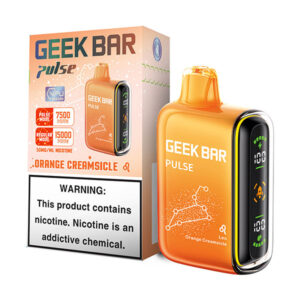 geek bar pulse 15k puff disposable orange creamsicle