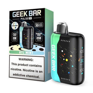 geek bar pulse x 25k puff disposable atl mint