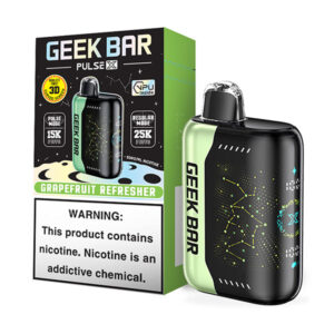 geek bar pulse x 25k puff disposable grapefruit refresher