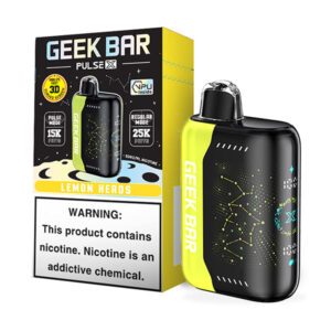 geek bar pulse x 25k puff disposable lemon heads