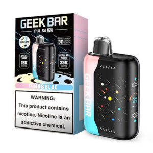 geek bar pulse x 25k puff disposable pink blue