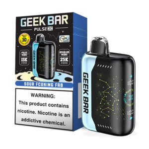 geek bar pulse x 25k puff disposable sour fcuking fab