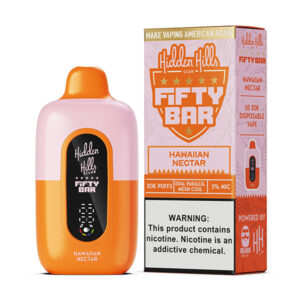 hidden hills x fifty bar 20k puff disposable hawaiian nectar