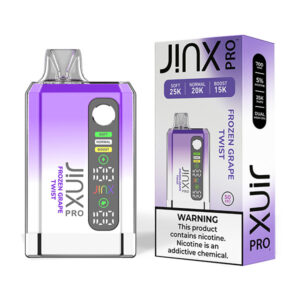 jinx pro 20k puff disposable frozen grape twist