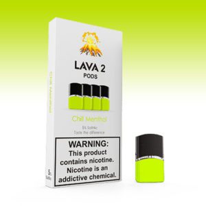 lava 2 pods 4 pack chill menthol