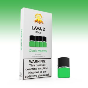 lava 2 pods 4 pack classic menthol