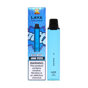 lava plus limited 4000 puffs disposable blue moon
