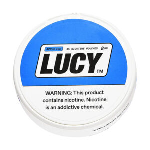 lucy nicotine pouches 15ct apple ice 8mg