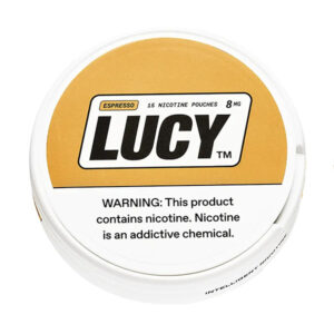lucy nicotine pouches 15ct espresso 8mg