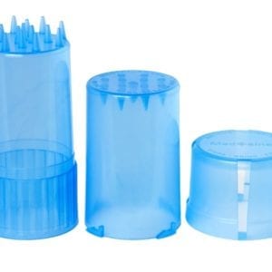 Medtainer-Storage-Container-w/-Built-In-Grinder-Blue