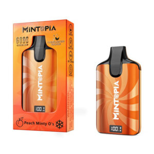 mintopia 6000 disposable peach minty os