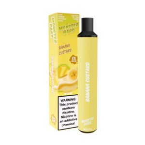 monster bars 3500 puff disposable banana custard
