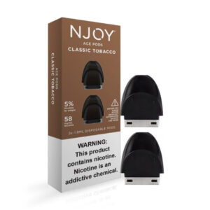 njoy ace pods classic tobacco 5% 2 pack