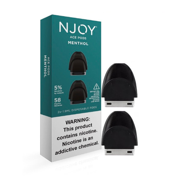 njoy ace pods menthol 5% 2 pack
