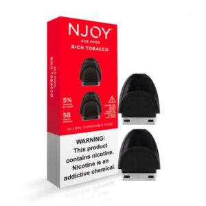 njoy ace pods rich tobacco 5 percent 2 pack