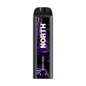 north 5k puff disposable grape soda