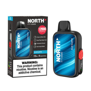 north freight train 12k puff disposable blue slurpie