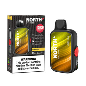 north freight train 12k puff disposable lemon cola