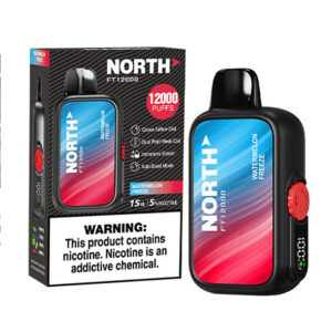 north freight train 12k puff disposable watermelon freeze