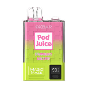 oxbar magic maze pro 10000 puff strawberry lolly pop
