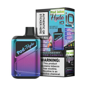 pod x hyde iq disposable 5000 dragonberry cotton carnival