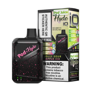 pod x hyde iq disposable 5000 jolly sour apple ice