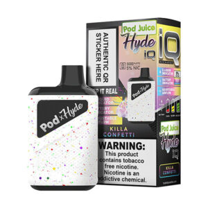 pod x hyde iq disposable 5000 killa confetti