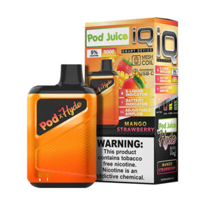 pod x hyde iq disposable 5000 mango strawberry
