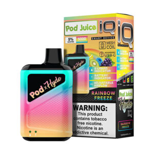 pod x hyde iq disposable 5000 rainbow freeze