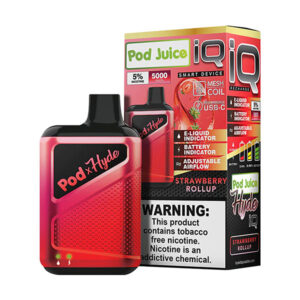 pod x hyde iq disposable 5000 strawberry rollup