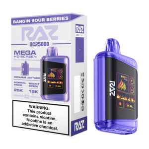 raz dc 25000 vape bangin sour berries