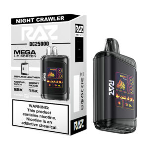 raz dc 25000 vape night crawler