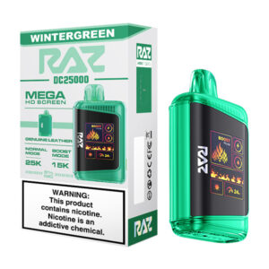 raz dc 25000 vape wintergreen